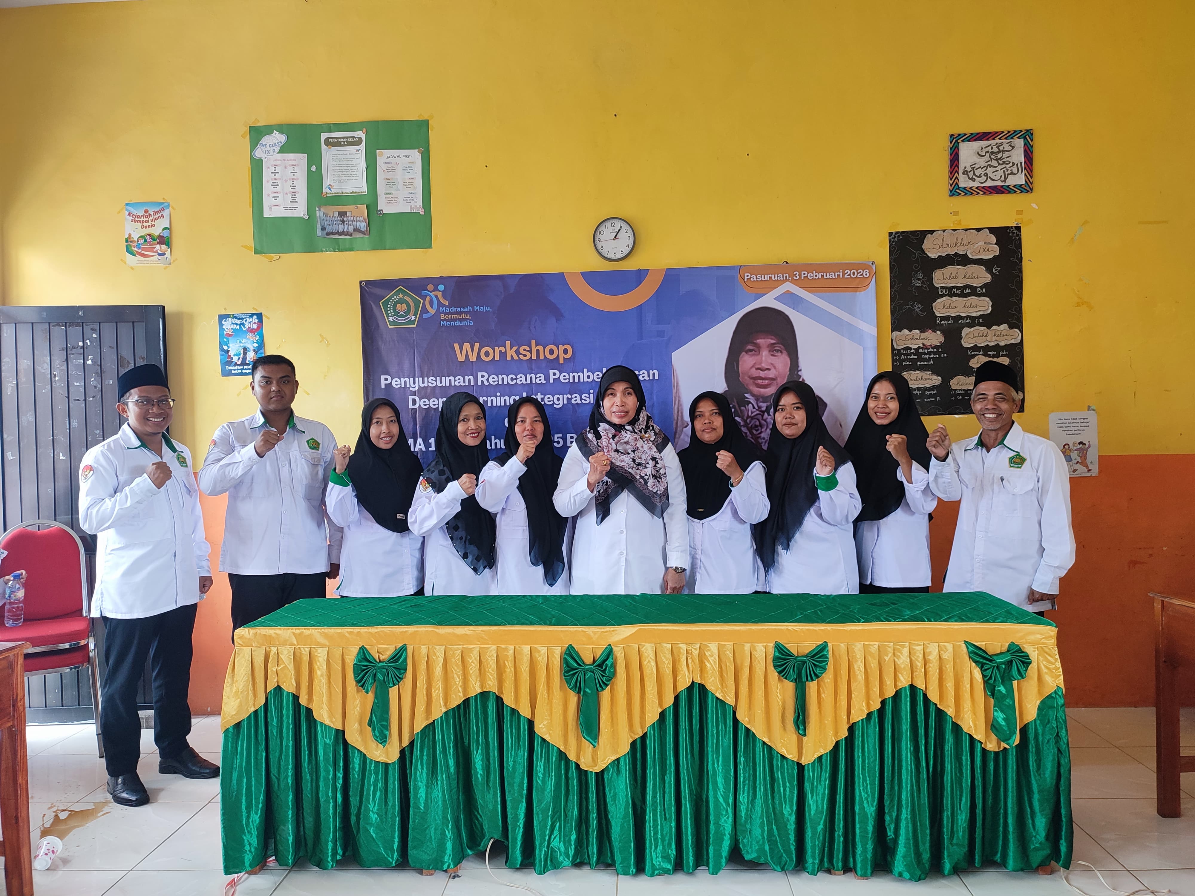 Tingkatkan Mutu Akademik, MTs Miftahul Ulum dan MTs Raden Fatah Gelar Bimtek Deep Learning Berbasis AI
