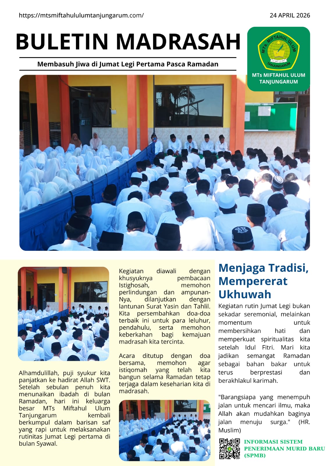 Membasuh Jiwa di Jumat Legi Pertama Pasca Ramadhan